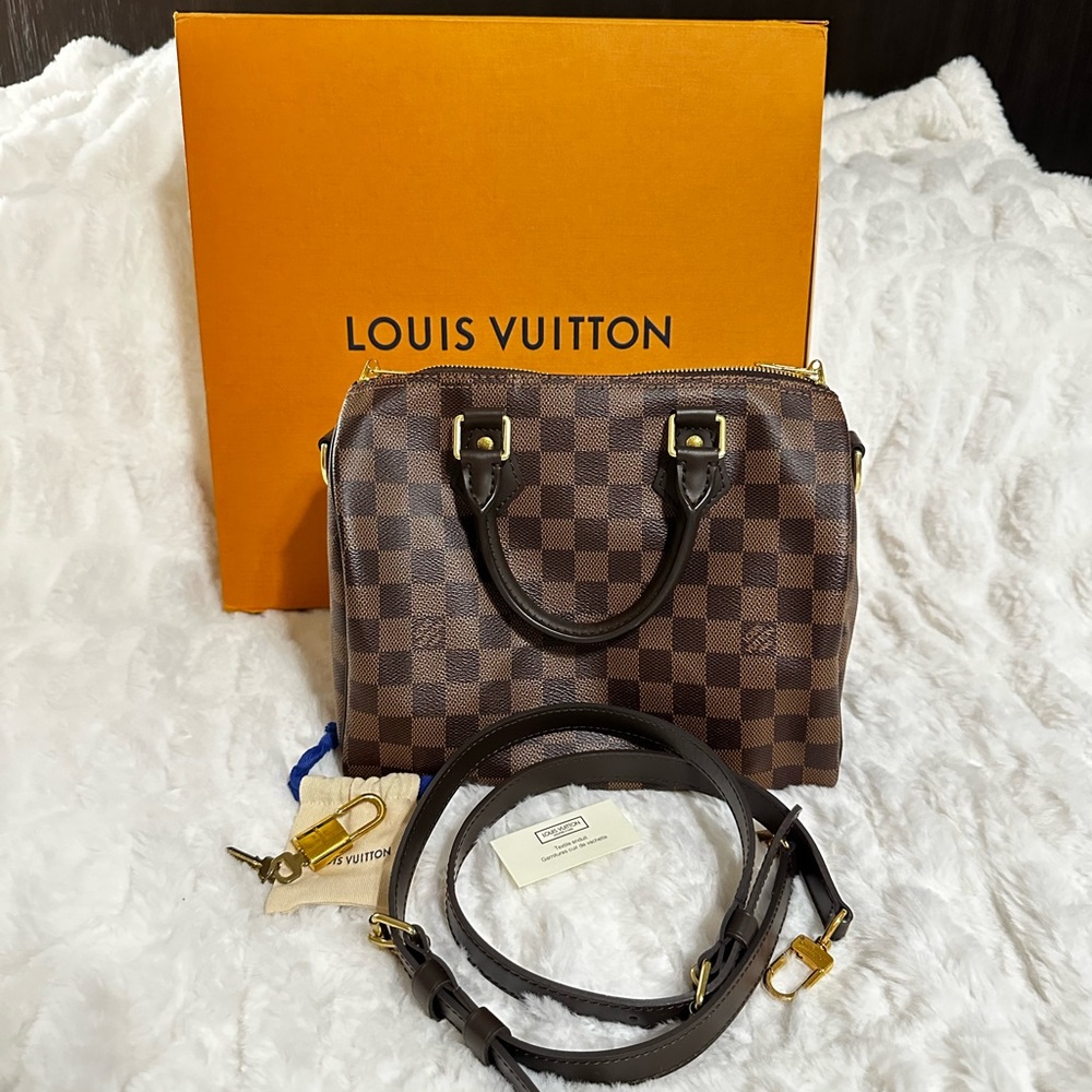 Louis Vuitton Speedy Bandouliere 25 Damier Ebene - Picture 5 of 5